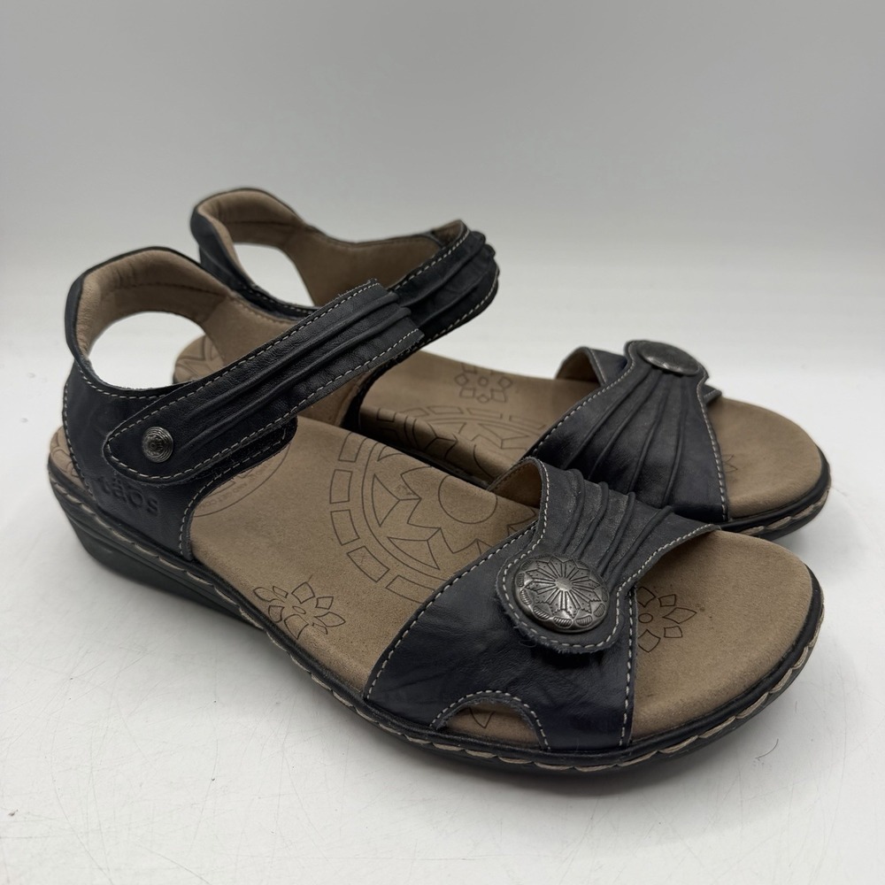 Taos Escape Sandals Women EU 39 US 8 Navy Blue Slingback Comfort Shoes ESC-11731